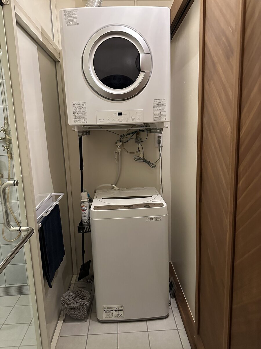 洗濯機と乾燥機